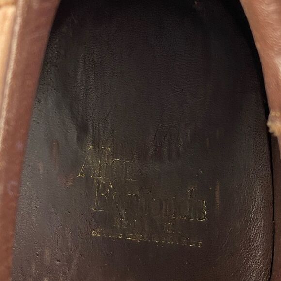 Allen Edmonds Men\'s Voyager Comfort Oxford beige brown shoes size 13 main image 4